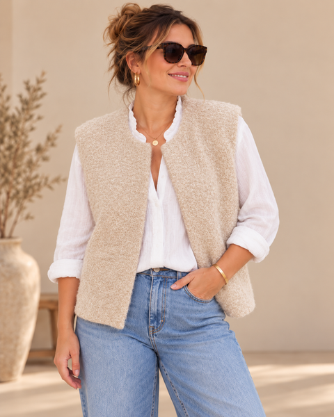 Veste léopard beige - CASSIS