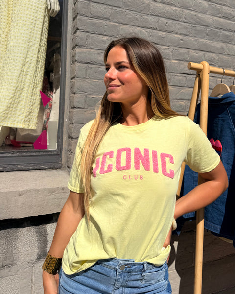T-shirt jaune - ICONIC CLUB