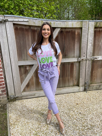 Pantalon lila - RAIMA