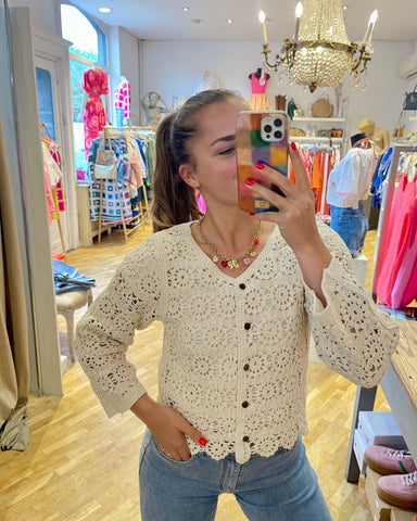Haut crochet - BEIGE