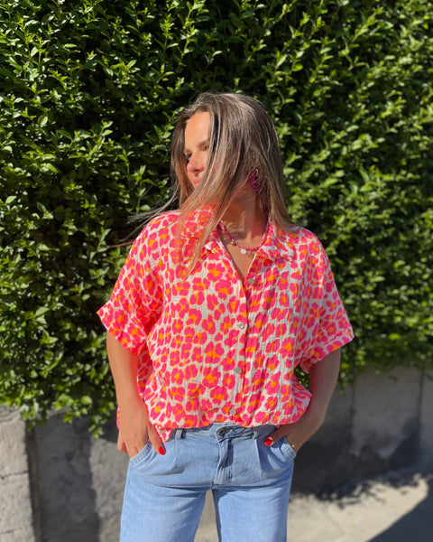 Chemise manche courte - LÉOPARD