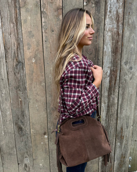 Chemise bordeaux - CARREAUX