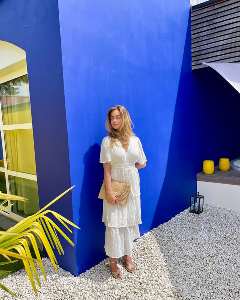 Robe blanche - WAVYE