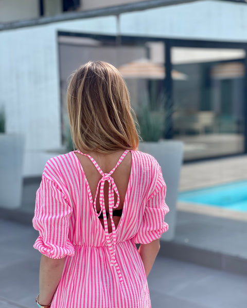 Robe rose pâle - LIGNÉE