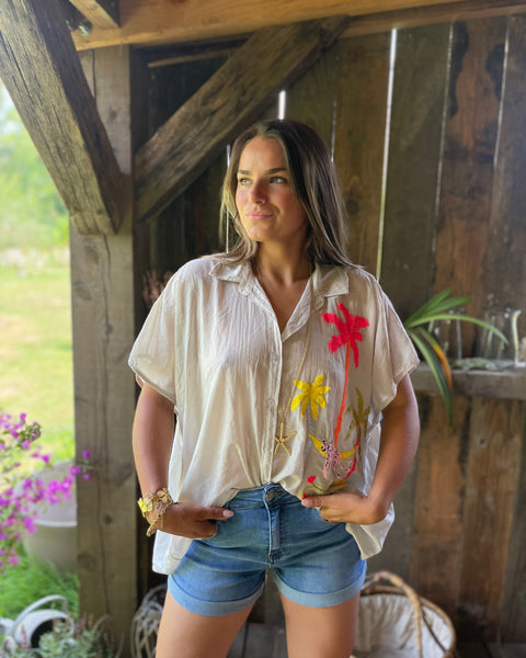 Chemisier beige - EDLMA