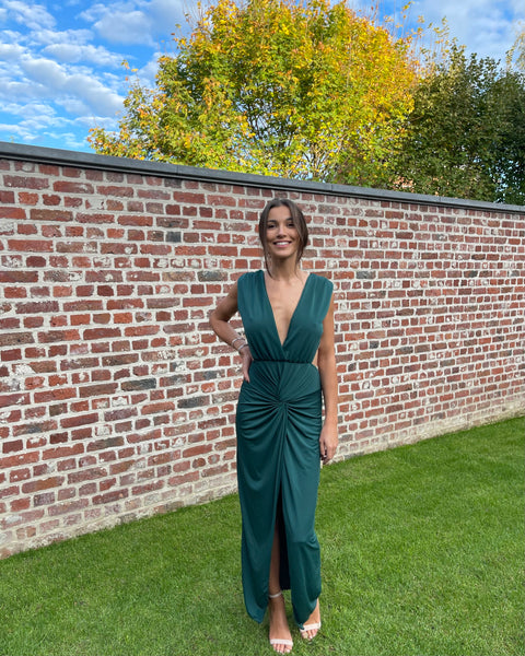 Robe verte - ANAËLLE