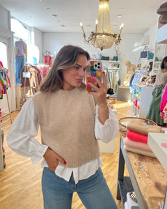 Pull beige - DADJI