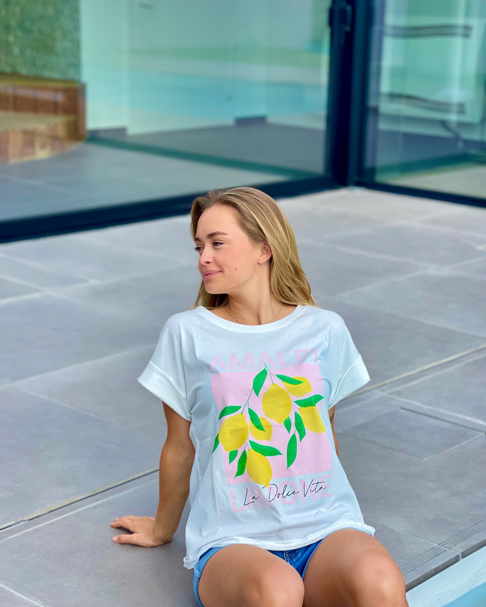 T-shirt jaune - LA DOLCE VITTA