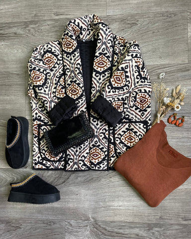 Veste noire - JUSTINE