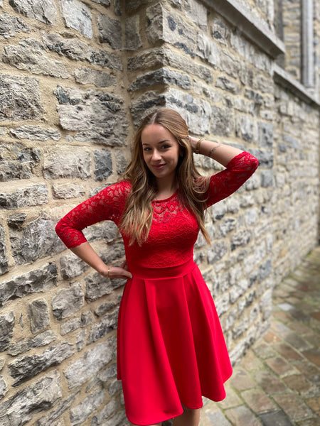 Robe rouge - MAËLYS