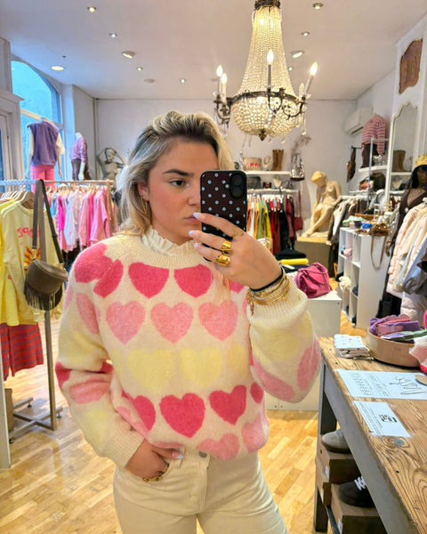 Hearts sweater - CAMILLE