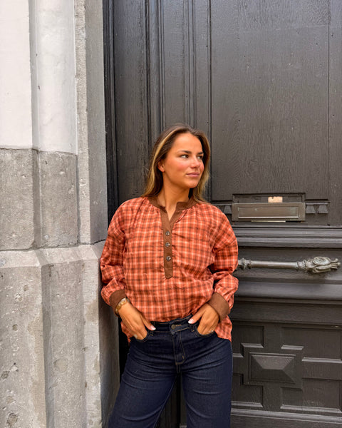 Chemise terracotta -RORY