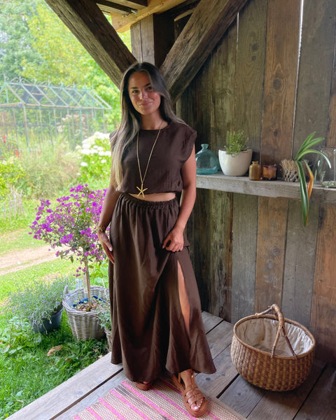 Ensemble jupe marron - JAISA