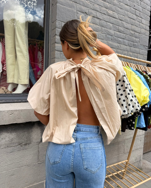 Blouse beige - ELINA