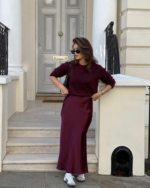 Jupe burgundy - SASIE