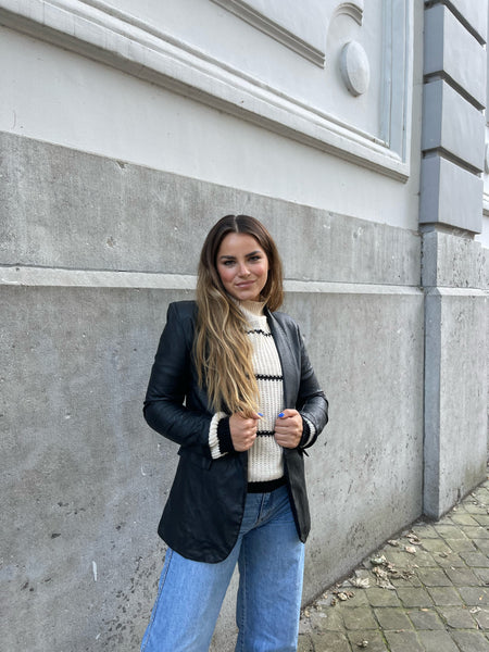 Veste simili cuir - ALEXIE
