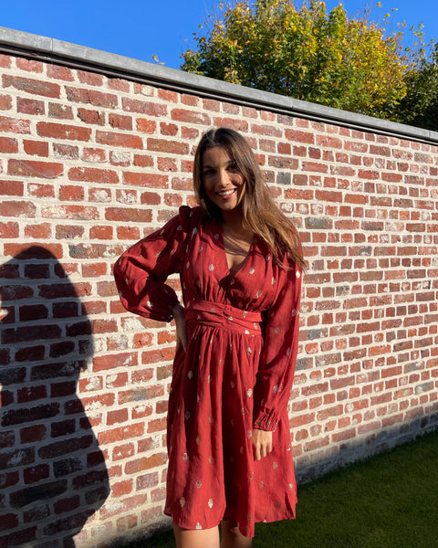 Robe terracotta - JOY