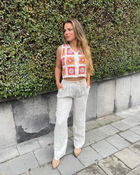 Pantalon en lin - CHRISTINE