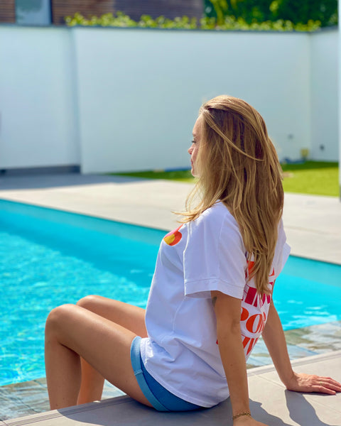 T-shirt blanc - MORE AMOR POR FAVOR