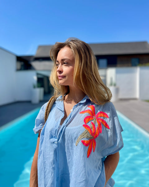 Chemise bleu - PALMIER