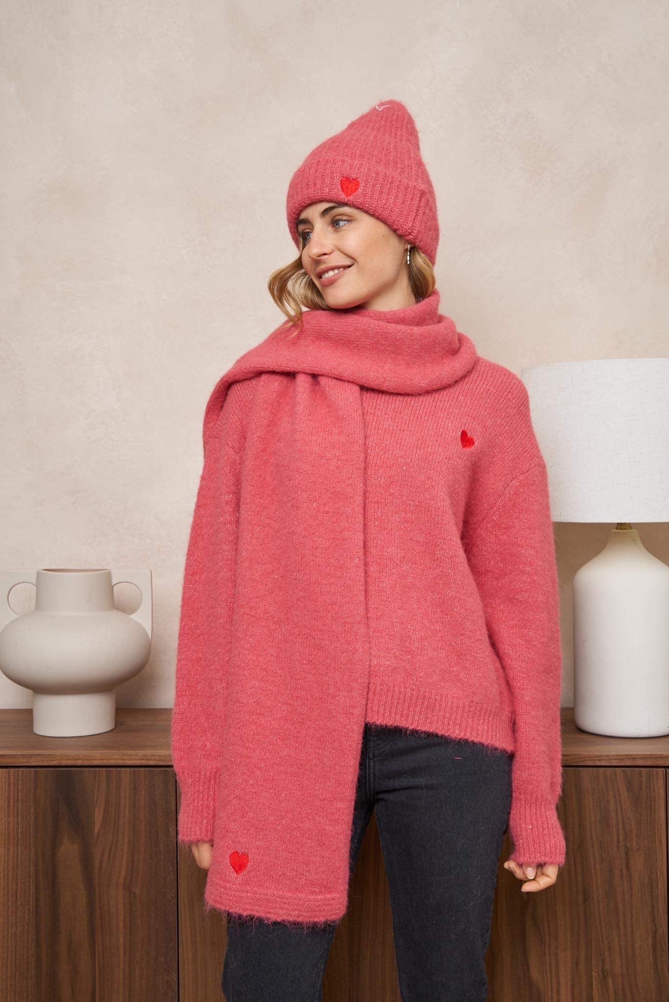 Pull rose - COEUR