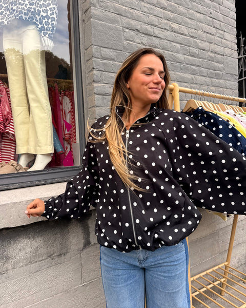 Veste à pois noir - EVA