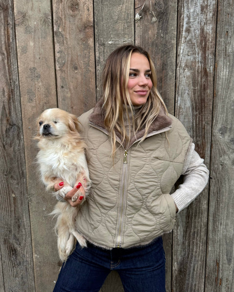 Veste réversible - BEIGE