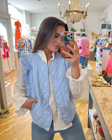 Veste s. manches bleue - GIPSY