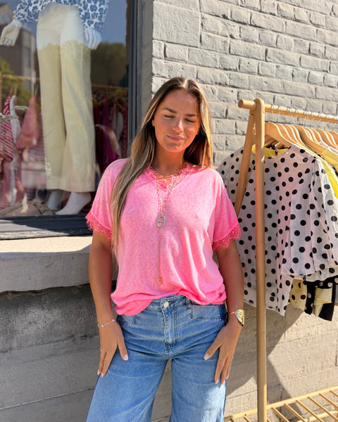 T-shirt rose - CANNES