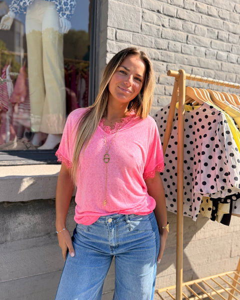 T-shirt rose - CANNES