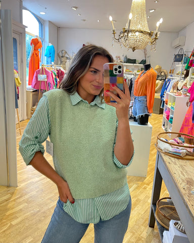 Pull sans manches - VERT