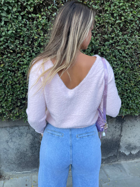 Pull rose pâle - TOUT DOUX