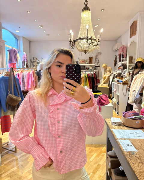 Pink blouse - SOFISIA