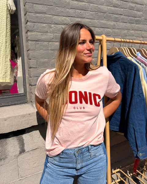T-shirt rose clair - ICONIC CLUB