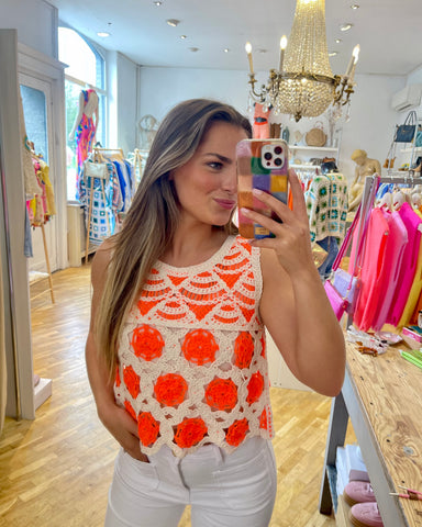 Hauto orange - CROCHET
