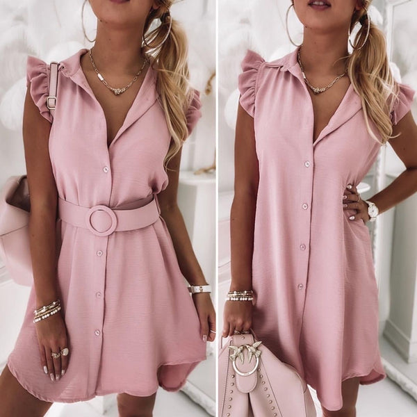 Robe rose pâle - VINCIA