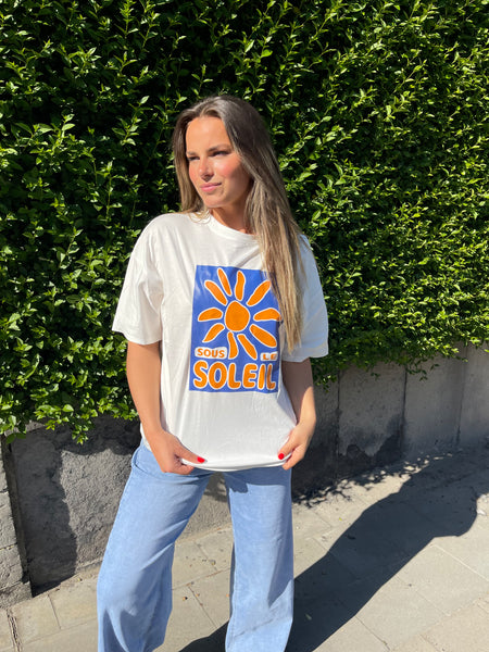 T-shirt bleu - SOUS LE SOLEIL