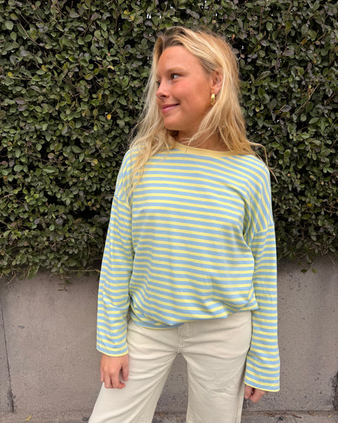 Blue/yellow T-shirt - LINED