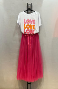 Jupe rouge - LOVE