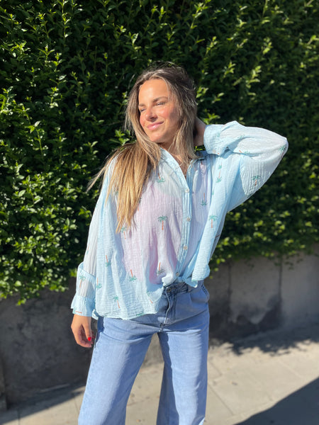 Chemise bleu - PALMIER