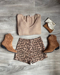 Jupe short - LÉOPARD