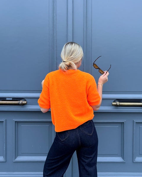 Pull manche courte - ORANGE