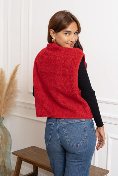 Gilet rouge - TEDDY