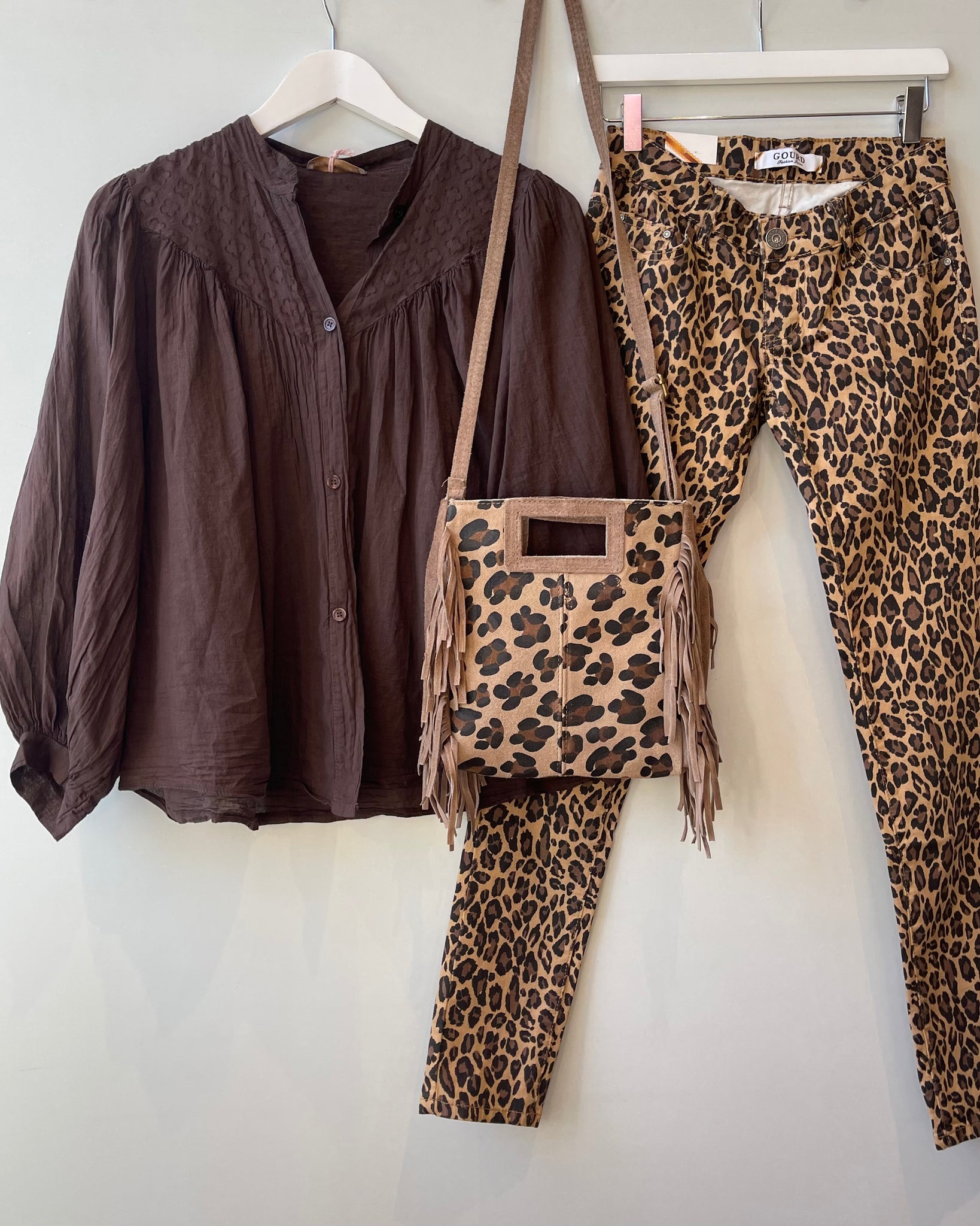 Chemise marron - JAVI