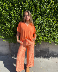 Pantalon orange - NOEUD