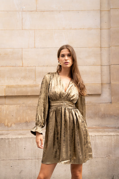 Robe doré - ALEXANDRA