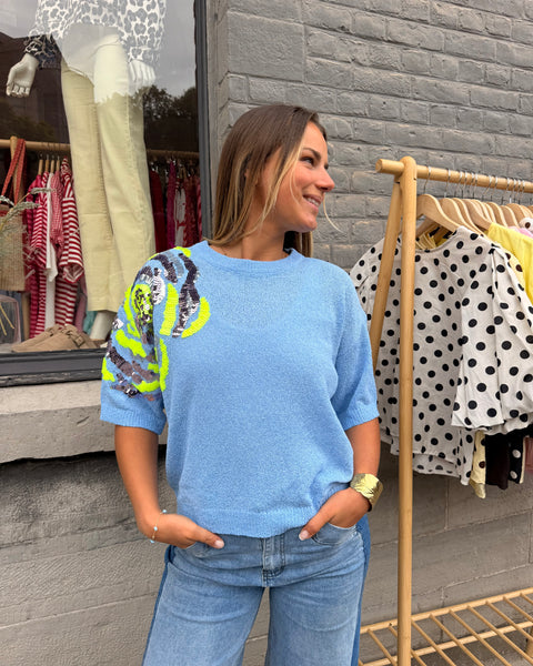 Pull bleu - SEBIA