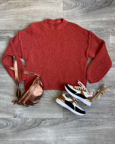 Pull brique - FLO