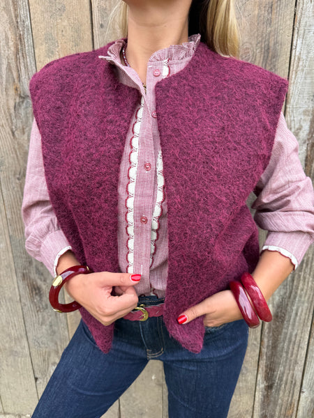 Veste bordeaux - CASSIS