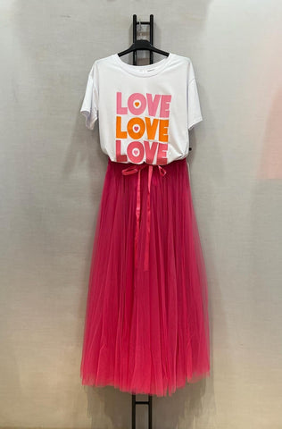 T-shirt rouge - LOVE